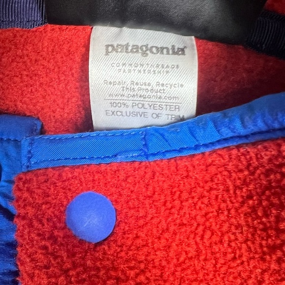 Patagonia Fleece Mens Small Synchilla Snap-T Vintage Y2K 90s Pullover Rare USA - Picture 7 of 8